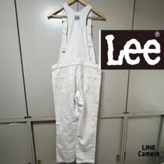 お値下げ不可　Lee リーデニムオーバーオール　オフホワイト　M サロペット