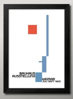 15986■ポスター アート 絵画『バウハウス　BAUHAUS』A3 マット紙