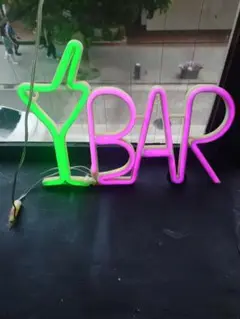 ネオンライト カクテルグラス BAR