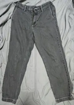 Dickies デニム テーパードパンツ ブラック ディッキーズ