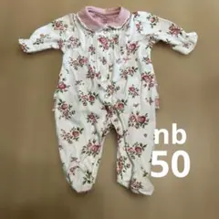 カーターズ　花柄ロンパース　nb 50 60