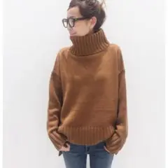 L'Appartement Back Long タートルネックプルオーバー