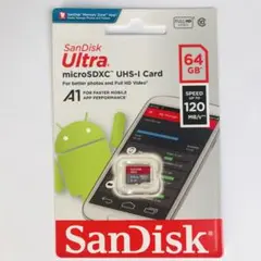 Sandisk 高速120M switch利用可 マイクロSDカード 64GB