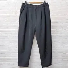 ハートマーケット タックワイドパンツ 美品 ウエストゴム ゆったり M ブラック