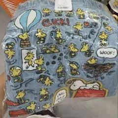 スヌーピータウンショップ WOODSTOCK75周年 刺繍デニムビッグバッグ