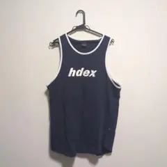 hdex タンクトップ Lサイズ ネイビー