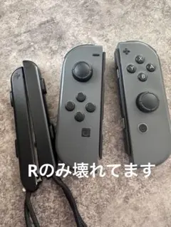Nintendo Switch ジョイコン グレー 2個セット　ジャンク品