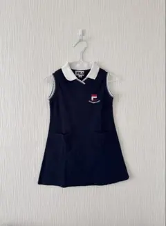 (美品)FILA ネイビー ポロワンピース 110