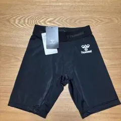 【未使用】ヒュンメル　ジュニアフィットインナーパンツ　ブラック　150