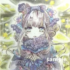 手描きイラスト オリジナル コピック画