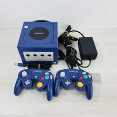 ニンテンドーゲームキューブ パープル 本体 コントローラー2個 動作確認済み