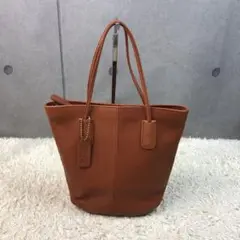 coach トートバッグ ハンドバッグ レザー ブラウン