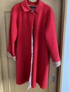年末大特価!再値下げです!Burberry コート レッド
