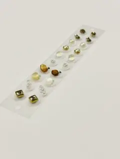 【大人気】ハンドメイド耳つぼジュエリー チタン粒 20粒セット
