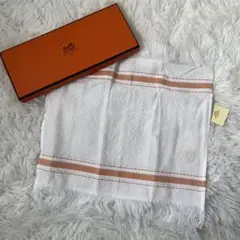 【未使用タグ付き】HERMES ハンドタオル