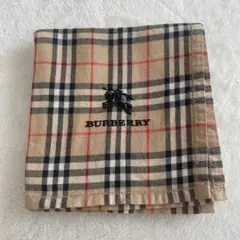 BURBERRY 刺繍ハンカチ