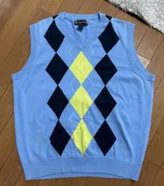 [美品] Pro Tour アーガイルベスト L