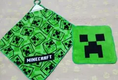 新品　マインクラフト　マイクラ　ループタオル　ハンドタオル　2点セット　②