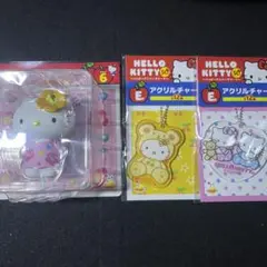 ハローキティ　happyくじ　A賞 フィギュア　6 E賞　アクリルチャーム