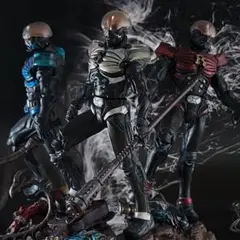 レッドハカイダー（ミサイルボウガンver.) 朱ムカデ2体セット東映レトロソフビ コブラ男」「レッドコンドル」「レッドハカイダー（ミサイル