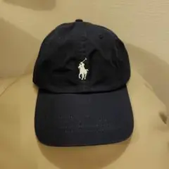 【美品】POLOラルフローレン Navy キャップ