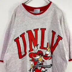 90s USA製 カレッジ 重ね着 Tシャツ シングルステッチ ヴィンテージ