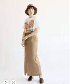 ジャーナルスタンダード　リネンライクハイウエストタイトスカート