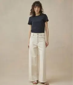 PUBLIC DENIM WHITE WIDE