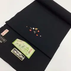 着物反物、羽尺、刺繍柄、リメイク素材、正絹P497
