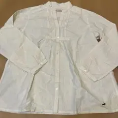 未使用　crocodile クロコダイル　長袖　シャツ　麻　サイズL L