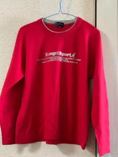 Kangol Sport 赤 長袖 Tシャツ LL