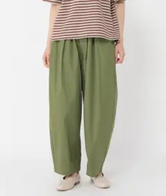 【studio CLIP】さらっと軽ラク樽パンツ　M