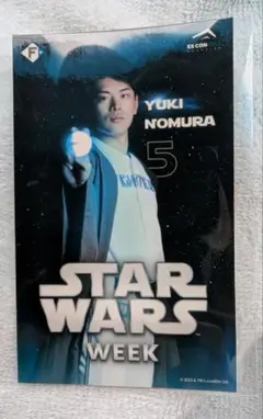日本ハムファイターズ　スターウォーズ 野村佑希　ステッカー