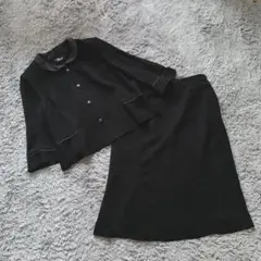 Varna ブラックフォーマル　スカートセットアップ　13号　薄手　冠婚葬祭