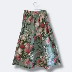 3点¥10,000 ビンテージ 古着卸 レトロ USA製 花柄 ロングスカート