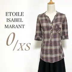 ETOILE ISABEL MARANT マルチカラー チェック ブラウス 0