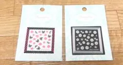新品未使用*ネイルアート*ネイルシール*蝶々*花柄*可愛い*2枚セット*mtf