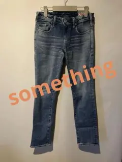 SOMETHING スキニーデニム XS 美ライン