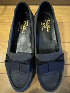 Bellini スエードリボンローファー