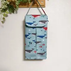 ティッシュカバー　クジラ