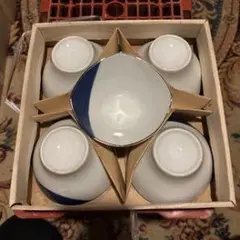 陶器製茶碗セット 木箱入り