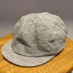 お値下げ！グレー コットン混紡 キャスケット
