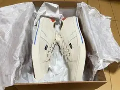 ☆未使用☆26.5㌢☆socialth☆クリーム色 キャンバス スニーカー