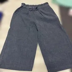 TOPVALU グレー パンツ ウエストゴム130