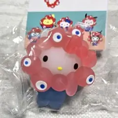 ミャクミャク キティ マスコット クリア キーホルダー 大阪 万博 サンリオ