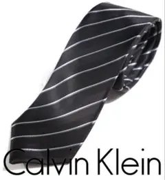 【新品】定価1.3万 Calvin Klein カルバンクライン ネクタイ 黒