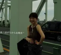 etretokyo エトレトウキョウ　フロントオープンタンクトップ　ブラウン