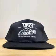 希少 80s-90sデッドストック MBCI キャップ企業ロゴ