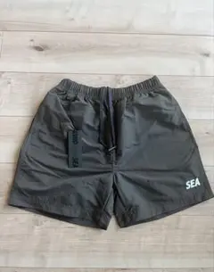 WIND AND SEA カーキ　ショートパンツ　S ナイロン　メンズ　新品