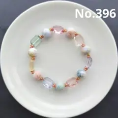 ハンドメイドゆめかわ姫系ブレスレット 396